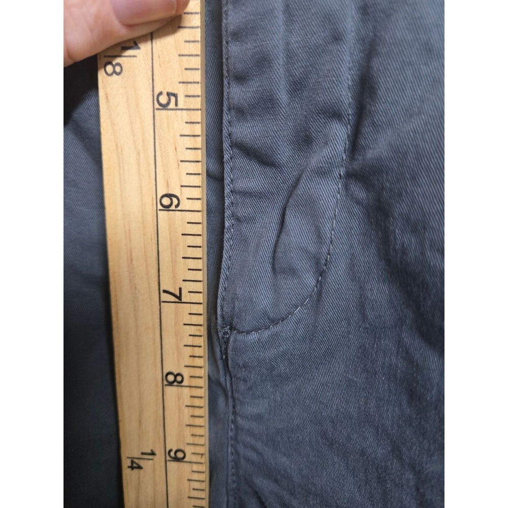 Chubbies Everywear Stretch Chino Shorts Mens 40 Dark Gray Charcoal Flat Front - Picture 3 of 8